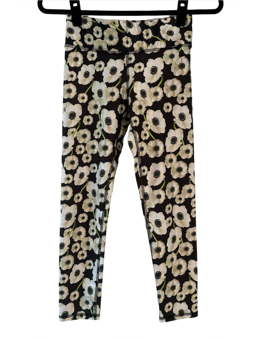 Terez Floral Print Cropped Leggings